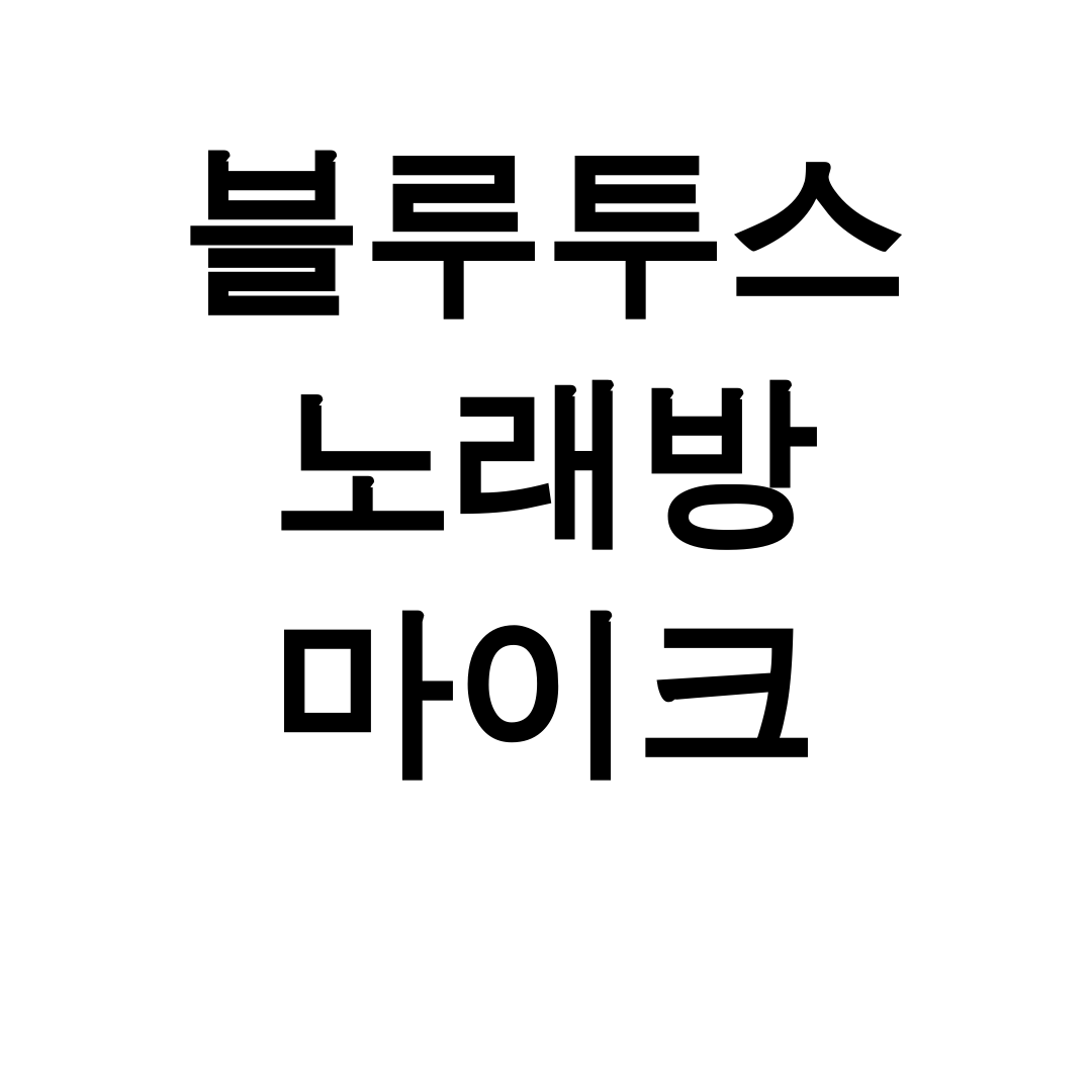 블루투스 노래방 마이크